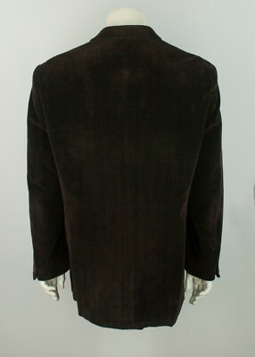 VERSACE JEANS COUTURE 太畝コーデュロイ　コート Versace Jeans Couture Corduroy Cord Blazer Sport Coat Jacket Brown