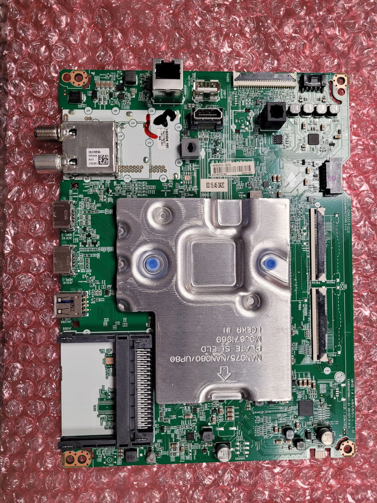 Platine principale LG EBU66551501 pour téléviseur 60UP80006LR