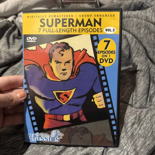 Superman Vol 2 (DVD, cartoon Classics, 7 episodes, 1940s)