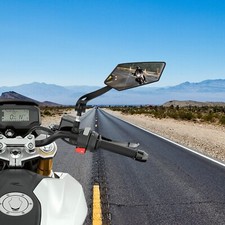 Pair of Handlebar Rear View Side Mirror Bike Bicycle Rotatable Rearview Mirrors