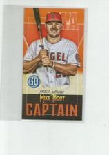 2021 TOPPS GYPSY QUEEN CAPTAINS MINI #CMMT MIKE TROUT