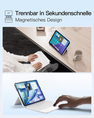 Inateck Hülle Tastatur Ultraleichte iPad 11 Gen. A16,iPad 10,Air 7/6,Pro 11 10.9 - Bild 5 von 8