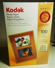 Kodak Photo Paper 4  x 6  Gloss Finish 100 Sheets New Sealed-Instant Dry-1743327