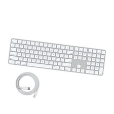 Apple Magic Keyboard with Touch ID and Numeric Keypad - White  New 