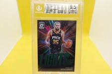 2024-25 Donruss Optic Lights Out Kevin Durant #14 Green /5 BGS 9.5 GEM MINT