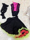 DANCE COMPETITION COSTUMES CHILD S M L DRESS UP HISTORICAL VICTORIAN. Can Can,  — photo 2