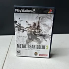 Metal Gear Solid 3 (Sony PlayStation 2, 2008) PS2 CIB Complete W/ Manual