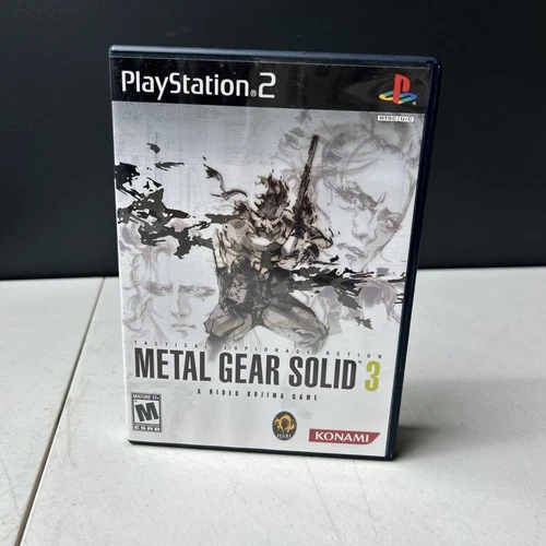 Metal Gear Solid 3 (Sony PlayStation 2, 2008) PS2 CIB Complete W/ Manual