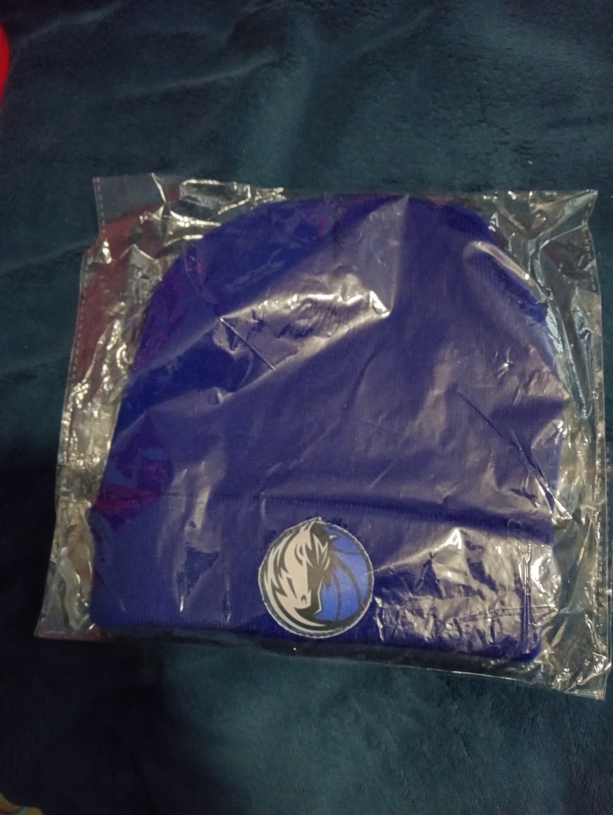 PONY Cappello berretto Dallas Mavericks in maglia con logo donna con apertura coda di cavallo