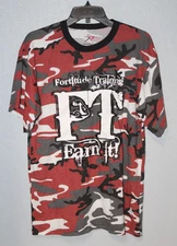 NEW Rothco Camouflage Hunting Military Camo T-Shirt Fortitude Training Men LARGE