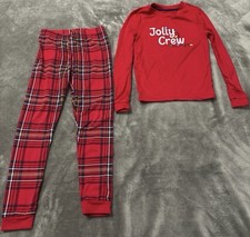 Member's Mark Holiday Family Sleep Jolly Plaid Pajama Set 2pc Size 6 Red