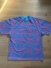 Tones by CC Sports Vintage Geometric Single Stitch T-Shirt Made in USA (M)