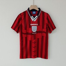 England Jersey 1998 Size XL Retro Football Vintage Soccer Away SS