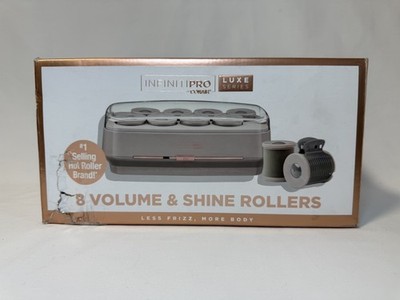 INFINITIPRO CONAIR Luxe Series Jumbo 2  Hot Roller Set, 8 Rollers & 8 Clips