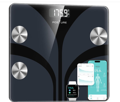 Bveiugn Digital Wireless Bathroom Scale Fat Smart BMI Body Composition Analysis