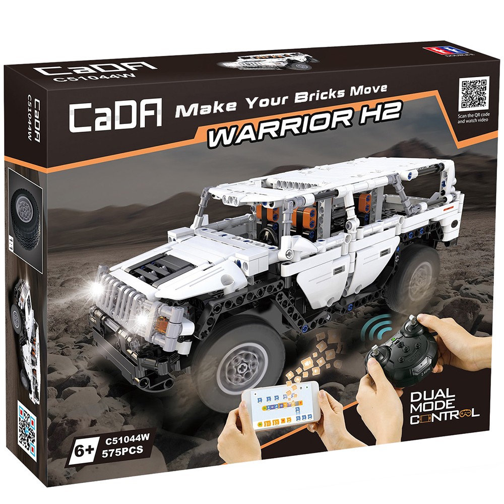 CaDA C51044W Warrior H2 Radio Control Plastic Brick Model Kit - Image 3