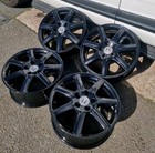 4x HONDA CIVIC GENUINE 17 ALLOY WHEELS RIM SILVER SMG 770A HL4224 GLOSS BLACK