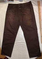 vtg 90s Y2K Marithe Francois Girbaud denim jeans Brown mens 40 42x33 baggy wide