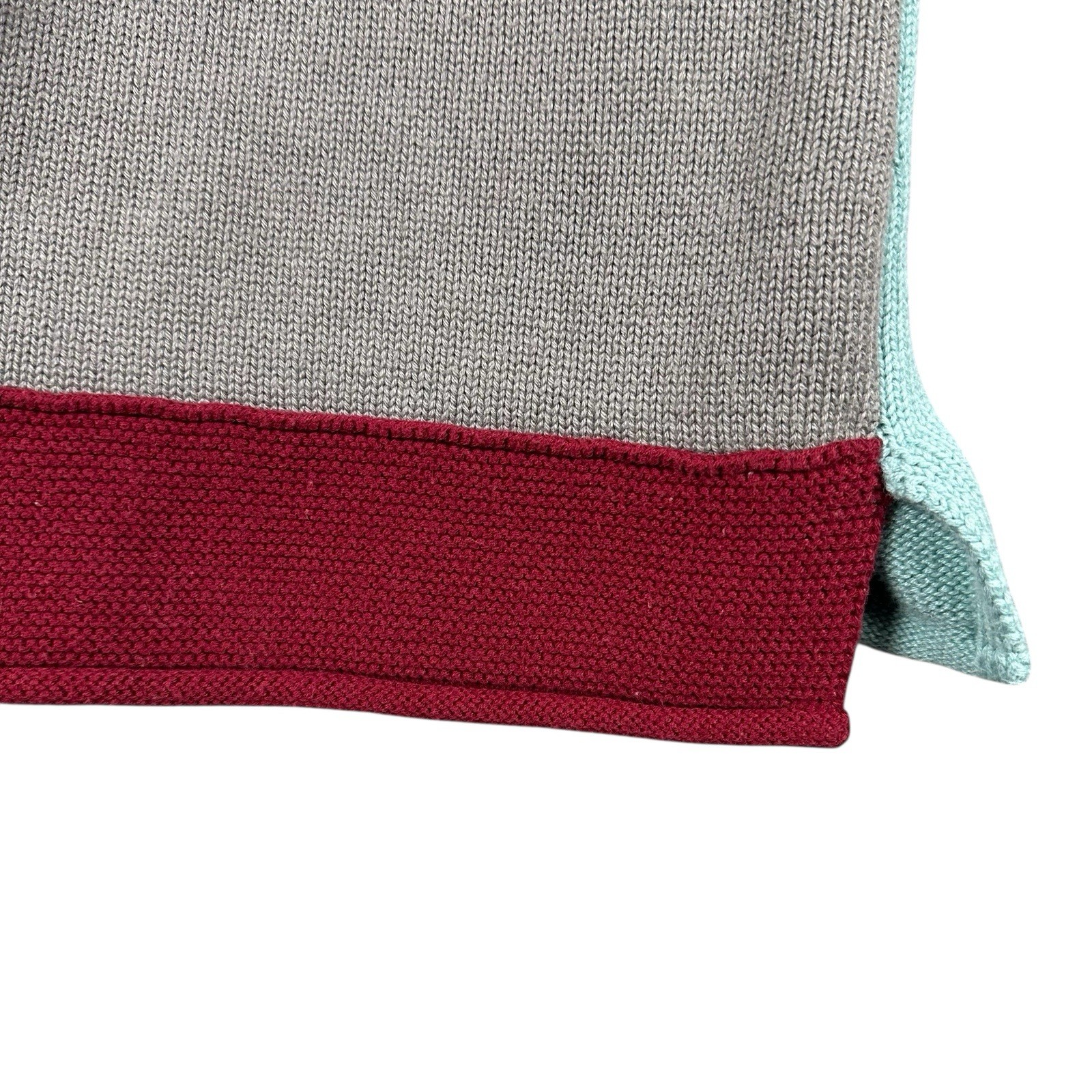 Coldwater Creek M Patchwork Knit Pullover Cowl Ne… - image 7