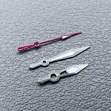 2 Sets Red Second Hand Silver Trim Hands Set for Miyota 2315 2035 2036 2115 2305