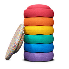 Stapelstein® Confetti Original Rainbow classic Set Bunte Regenbogen Stapelsteine