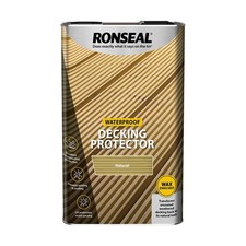 Ronseal Decking Protector - Waterproofs / Sun / Rain - Natural - 5 Litre