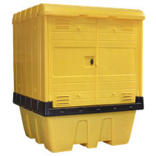 IBC Spill Pallet with Weathertight Hardcover