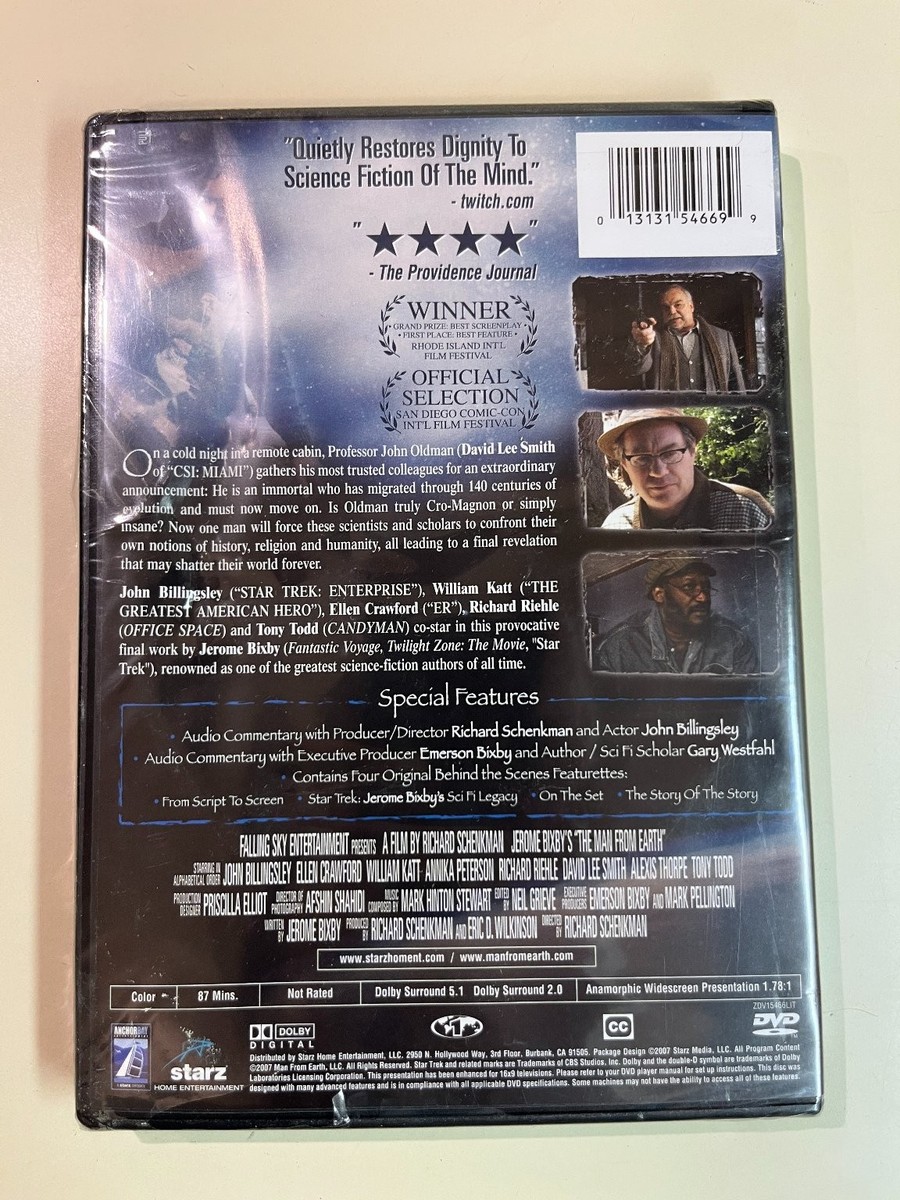 The Man from Earth (DVD, 2007) for sale online | eBay
