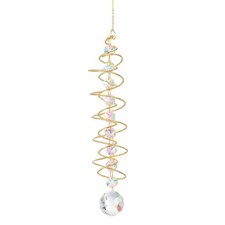 Suncatchers for Windows Hanging Indoor Window Outdoor Gold AB Style