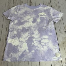 Roots Canada Graphic T Shirt Womens Small Bea...