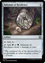 Talisman of Resilience 314/835 Modern Horizons 3 Commander Uncommon