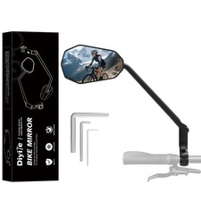 Bike Mirror, Long Arm HD Wide Angle Large Bicycle Mirrors for Handlebars,