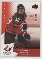 2020 Team Canada Juniors Women's WC Exclusives 193/250 Brianne Jenner #49 01g1