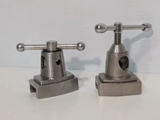 Pair of Stainless Steel Surgical Operating Table Rail Clark Sockets Clamps
