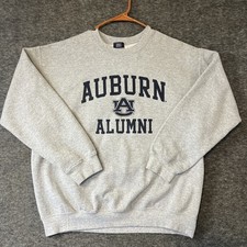 Auburn Tigers Alumni MV Sport Sweatshirt Size L Gray Crewneck Sweatshirt