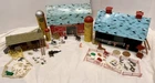 Vintage OHIO ART Rolling Acres Farm & Animal Playset Lot Tin Litho 130+ Pcs