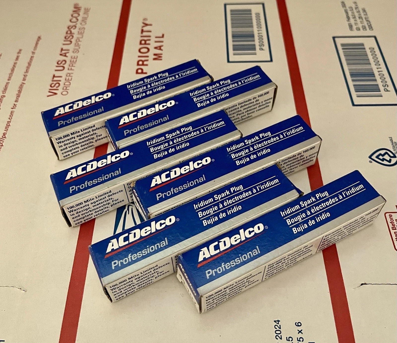 6x ACDelco 41-107 / 12681657 OEM Iridium Spark Plugs for 2007-08 Enclave Arcadia