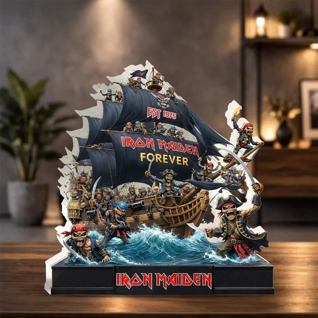 Iron Maiden Shape Acrylic Plaque