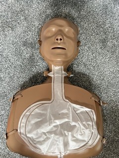 Laerdal Mini Anne CPR Training Manikin Torso with Carry Bag Dark skinned