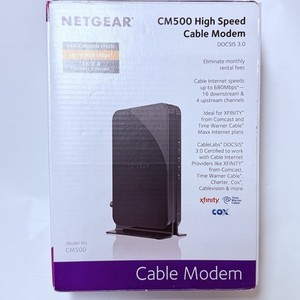 NETGEAR CM500-100NAS DOCSIS 3.0 Modem de câble haute vitesse Nouveau scellé