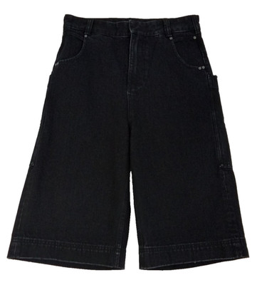 Entire Studios Men's Jeans Size 16 Magnetite Denim Shorts 5 Pocket Design New