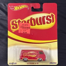 Hot Wheels Pop Culture Mars Candy Starburst 1966 Dodge A100 2015 Ollies Sticker