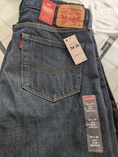 New Levis 527 Mens Boot Cut Low Rise Jeans Size 34/30