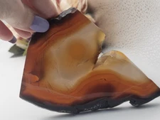 ✨️SALE✨️ Large Carnelian crystal Slice Slab Agate Carving 196g 12.8cm 