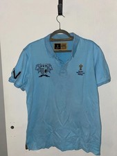 Rugby World Cup 2015 blue polo shirt size XL Webb Ellis Cup collection