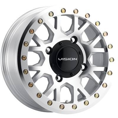 Vision UTV GV8 Invader Beadlock 15x6 4x156 +12mm Machined Wheel Rim 15'' Inch