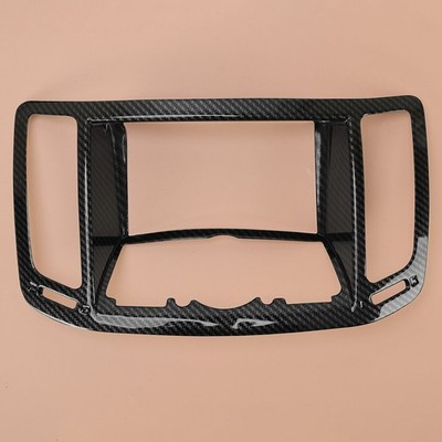 Carbon Fiber ABS Dashboard Navigation Cover Trim Fit For Infiniti G37 2008-13