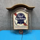 Vintage Pabst Blue Ribbon Beer Crystal Heritage Lighted Sign vintage