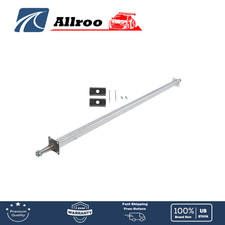For 3500 Lb Galvanized Square Trailer Axle 85 Hub Face W Brake Flange For 3500 Lb Galvanized Square Trailer Axle 85 Hub Face W Brake Flange