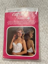 VTG Carnival 213 Lace Low Plunge Longline Bra - 38B - blush - NWT 